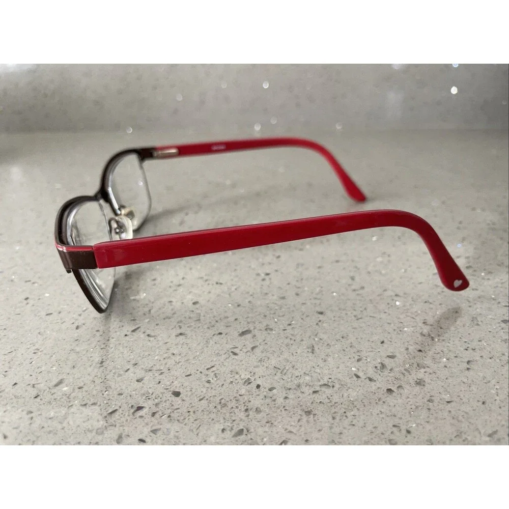 SYDNEY LOVE SL 2033 BROWN RED 53-16-140 FLEX HINGE EYEGLASSES Frames ONLY